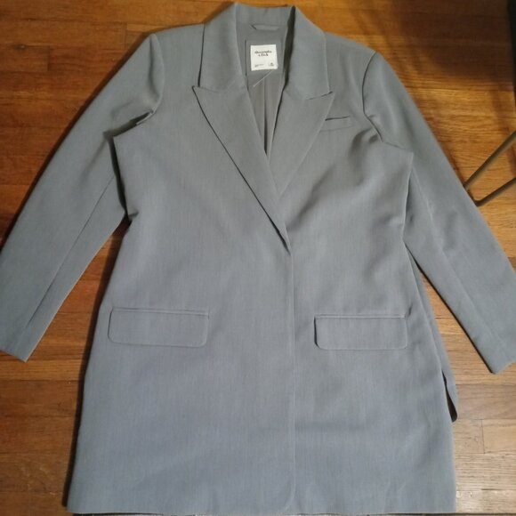 ABERCROMBIE & FITCH side tie blazer mini dress (XL) - Picture 3 of 16